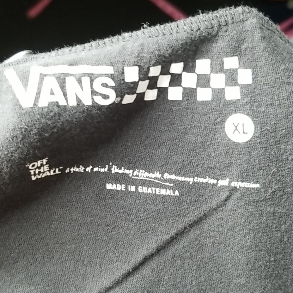 Y2k Vans Christmas Sweater Graphic Baby Tee SzXL - Picture 4 of 6